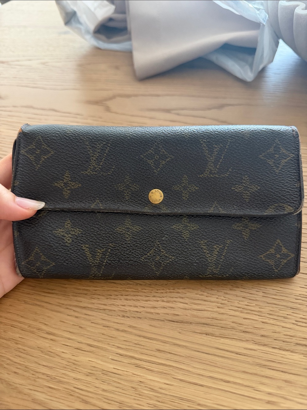 Louis Vuitton Monogram Canvas Long Wallet - Brown Monogram